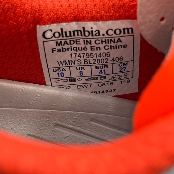 Columbia‎ Trans Alps FKT II Trail Hiking Running Cushioned Fluidfoam Shoes Sz 10 - Picture 6 of 16